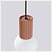Sollux Lighting Lampada A Sospensione Halo 1 Moka Sl.1734 - Moderno Lampada A Sospensione Moka 120x12x12 Cm - Foto miniatura 7