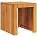 Tavolo da Giardino 43x36x40 cm Legno Massello di Teak - Foto miniatura 1