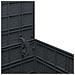 Scatola di Stoccaggio da Giardino Antracite 55x53x57 cm PP - Foto miniatura 7
