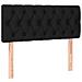 Letto a Molle con Materasso e LED Nero 120x190 cm in Tessuto - Foto miniatura 9