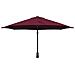 Ombrellone da patio Rosso Bordeaux Poliestere Grande Pieghevole - Foto miniatura 4