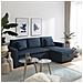 Clarkdivano Letto Angolare A 3 Posti Blu - Foto miniatura 5