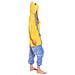 Pigiama Da Donna Tuta Kigurumi Onesie Costume Minion Giallo 145-155 S - Foto miniatura 2