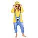 Pigiama Da Donna Tuta Kigurumi Onesie Costume Minion Giallo 145-155 S - Foto miniatura 6