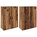 Armadi da Muro 2 pcs Legno vecchio 69.5 x 34 x 90 cm - Foto miniatura 1