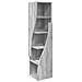 Mobile angolare Bianco 32x32x140cm Legno multistrato - Foto miniatura 1