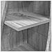 Mobile angolare Bianco 32x32x140cm Legno multistrato - Foto miniatura 8