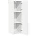 Armadio pensile Riga Bianco 30 x 31 x 100 cm Legno multistrato - Foto miniatura 5