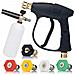 Set Pistola Per Idropulitrice 4350psi 22mm - 5 Ugelli + Schiumogeno 1000ml | Alta Pressione, Ergonomia, Durata | Accessori Pulizia - Foto miniatura 1