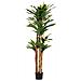 Pianta Di Dracena Artificiale Decorativa In Vaso 40x30x150h Cm - Foto miniatura 2