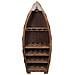 Portabottiglie In Legno E Metallo Marrone 61x31x154h Cm - Foto miniatura 2