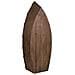 Portabottiglie In Legno E Metallo Marrone 61x31x154h Cm - Foto miniatura 5
