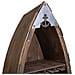 Portabottiglie In Legno E Metallo Marrone 61x31x154h Cm - Foto miniatura 6