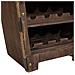 Portabottiglie In Legno E Metallo Marrone 61x31x154h Cm - Foto miniatura 8
