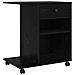 Supporto per Stampante Rovere Nero 60 x 40 x 68.5 cm - Foto miniatura 1