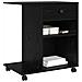 Supporto per Stampante Rovere Nero 60 x 40 x 68.5 cm - Foto miniatura 3