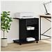 Supporto per Stampante Rovere Nero 60 x 40 x 68.5 cm - Foto miniatura 4