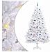 Albero di Natale Artificiale con Rami Pieghevoli Bianco 270 cm - Foto miniatura 1