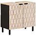 Armadio per Lavabo da Bagno con porta Bianco 62 x 33 x 58 cm - Foto miniatura 1