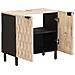 Armadio per Lavabo da Bagno con porta Bianco 62 x 33 x 58 cm - Foto miniatura 2