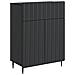 Credenza Nero 66 x 34,5 x 92 cm Legno ingegnerizzato - Foto miniatura 1