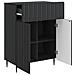 Credenza Nero 66 x 34,5 x 92 cm Legno ingegnerizzato - Foto miniatura 3