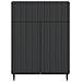 Credenza Nero 66 x 34,5 x 92 cm Legno ingegnerizzato - Foto miniatura 4