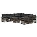 Set Divano da Giardino 12 pcs Grigio polyrattan - Foto miniatura 1