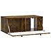 Mobile Porta TV da Muro Rovere Fumo 78,5 x 41 x 30 cm - Foto miniatura 3