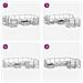Set divani 10 pcs Bianco e Beige 59 x 59 x 37 cm Poliestere - Foto miniatura 8