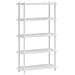 Unità di scaffalatura 5 livelli 100 x 40 x 177 cm PP Bianco - Foto miniatura 1