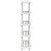 Unità di scaffalatura 5 livelli 100 x 40 x 177 cm PP Bianco - Foto miniatura 6
