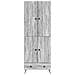 Set di armadi 2 pcs Sonoma grigio Legno ingegnerizzato - Foto miniatura 4