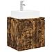 Set di Armadi da Bagno 5 pcs Rovere Fumo Legno ingegnerizzato - Foto miniatura 5