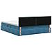 Letto con Contenitore Blu Scuro 180 x 200 cm Velluto - Foto miniatura 9