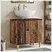 Armadio per Lavabo da Bagno ARNHEM Legno antico - Foto miniatura 2