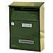 Cassetta postale in acciaio verniciato verde modello Signal - Foto miniatura 1