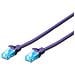 CAVO PATCH CAT. 5e U / UTP CCA 0,25 mt, VIOLA - Foto miniatura 1