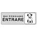 Etichetta Qui Possiamo Entrare 15x 5 - Foto miniatura 1