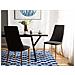 Set Di 2 Sedie Da Pranzo In Colore Nero Clayton - Foto miniatura 2