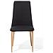 Set Di 2 Sedie Da Pranzo In Colore Nero Clayton - Foto miniatura 5