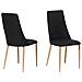 Set Di 2 Sedie Da Pranzo In Colore Nero Clayton - Foto miniatura 9