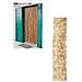 Tenda Ciniglia Cm 90x220 Beige. 100% Fibra Polipropilenica Completamente Riciclabile. Tenda Leggera E Gradevole Al Tatto, Silenziosa, Antimosche, Facilmente Lavabile - Foto miniatura 1