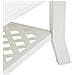 Tavolino Da Caffè Bianco 90x60x46 Cm In Plastica - Foto miniatura 4