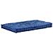 Cuscino Per Pallet E Pavimento In Cotone 120x80x10 Cm Blu Chiaro - Foto miniatura 1
