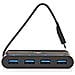 Tcarf200bk Per Hub Usb Computer Typec 4 Usb 3.0 Nero - Foto miniatura 2
