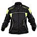 Giacca Tessuto Moto Donna Lady Protezioni Ce Scooter Sfoderabile Fluo M - Foto miniatura 2