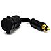 In Cima Alla Scogliera Hella (din) A Cigarette Lighter Adapter Standard (45 Centimetri Hard Wire Extension Cable)  - Foto miniatura 2