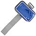 Fascia Sportiva Smartphone Touch Braccio O Avambraccio Tasca Con Zip Blu - Foto miniatura 8