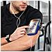 Fascia Sportiva Smartphone Touch Braccio O Avambraccio Tasca Con Zip Blu - Foto miniatura 2